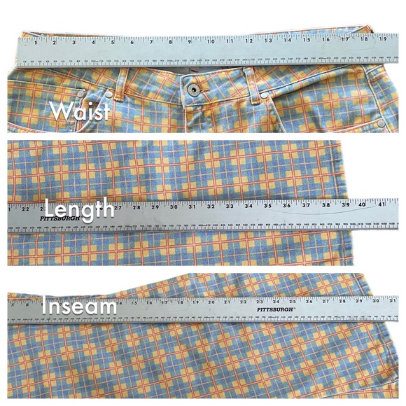 The Ragged Priest PLUS Prevail Jeans - 36 - multicolored checkered board pattern - Picture 6 of 12